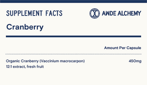 Organic Cranberry / 1800mg / 30 Day Supply - Nutraceutical No. 76