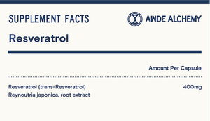Resveratrol / 400mg / 30 Day Supply - Nutraceutical No. 63