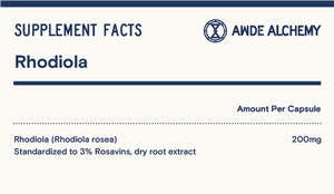 Rhodiola Rosea / 200mg / 30 Day Supply - Nutraceutical No. 47