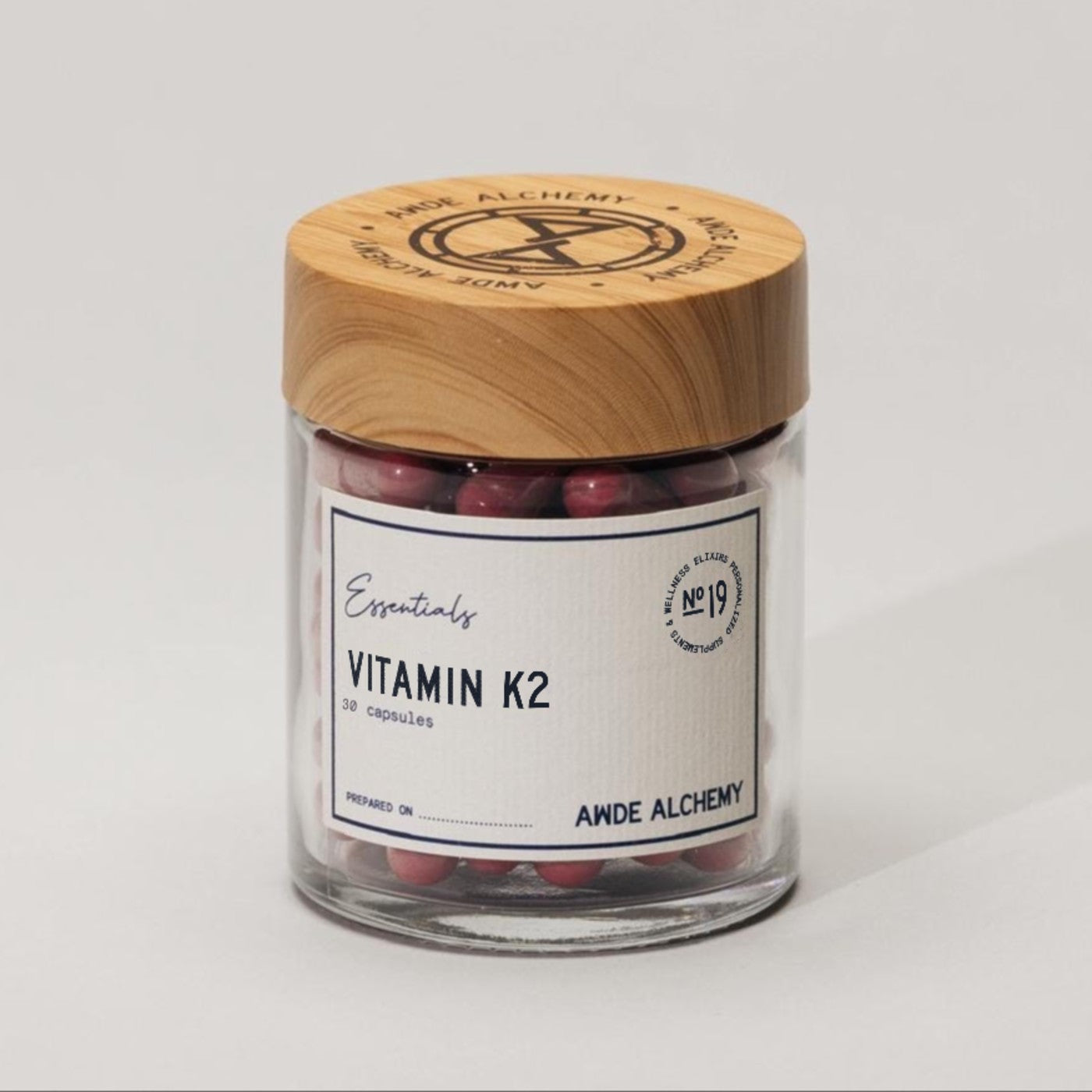 Vitamin K2 / 120mcg / 30 Day Supply - Essentials No. 19 – Awde Alchemy